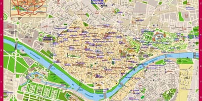 Карта Севильи области