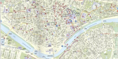 Карта улиц Севильи Испания
