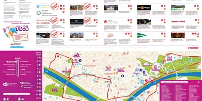 Севилья-хоп-хоп-офф автобус карте