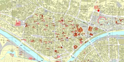 Карта Севильи и окрестностях